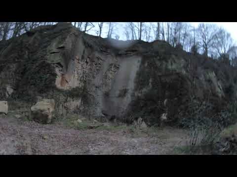 Lost places Stunning walk through a quarry.Sensationelle Tour durch den Steinbruch in Bad Bentheim