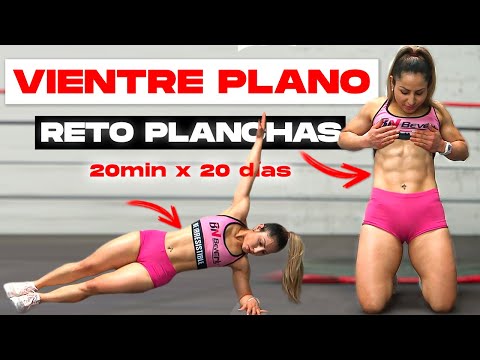 (#2) RETO PLANCHAS para ABDOMEN PLANO en 20 MINUTOS DIARIOS - Marcar Abdomen en CASA o GYM