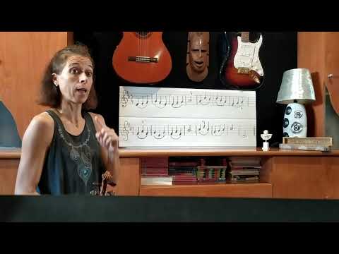 Leçon 42 de violon: liaison par 3/ je joue avec mes 4 doigts🌈