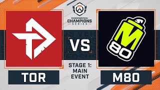 OWCS NA Stage 1 - Main Event Day 3: Toronto Defiant vs M80