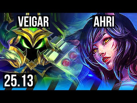 VEIGAR vs AHRI (MID) | EUW Master | 25.13