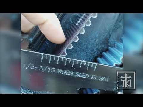 Setting Proper belt tension on a TKI CNC Beltdrive