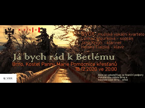 Já bych rád k Betlému - mužské vokální kvarteto QVOX