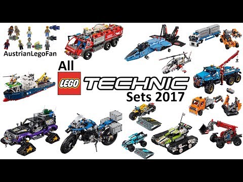 All Lego Technic Sets 2017 - Compilation - Lego Speed Build Review
