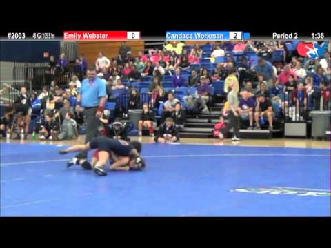 WM 48 KG - RD1 - Emily Webster (Gator) vs. Candace Workman