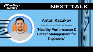 Anton Kazakov: Healthy Performance & Career Management for Engineers