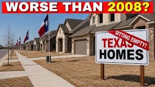 10 Texas Suburbs Where Brand New Homes Are Sitting EMPTY (2026) - No Buyers