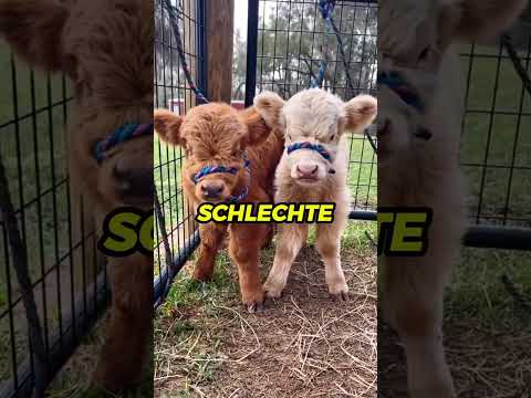 Miniaturkühe als Haustier das kaum jemand kennt