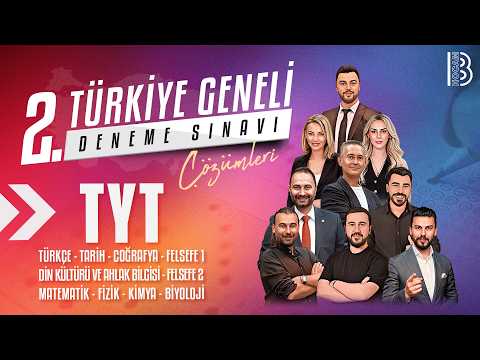 TYT Türkiye Geneli II.Deneme Sınavı - Video Çözümleri