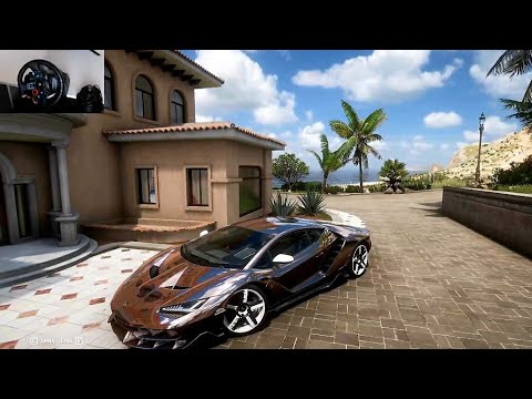 LAMBORGHINI CENTENARIO LP 770-4 | Forza Horizon 5 | Steering wheel Logitech g29 gameplay
