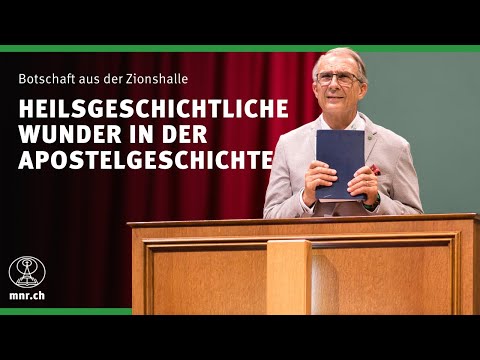 Heilsgeschichtliche Wunder in der Apostelgeschichte | Norbert Lieth