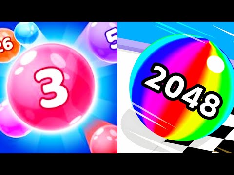 Ball Run Infinity vs Marble Run 3D - Satisfying Mobile Games, All Levels