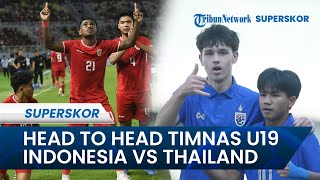Head To Head Timnas Indonesia Vs Thailand di Piala AFF U19, Garuda Muda Tak Boleh Kendor Besok Laga