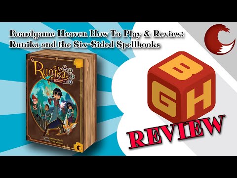 Boardgame Heaven How To Play & Review 173: Runika and the Six-Sided Spellbooks (Fox Tale Games)