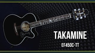 Video thumbnail for Электроакустическая гитара TAKAMINE EF450C-TT TBB by МузZone Астана