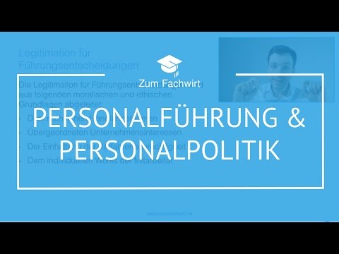 Human Resources Management & Personnel Policy Part 1 "Demo Course" Business Administrator (IHK)
