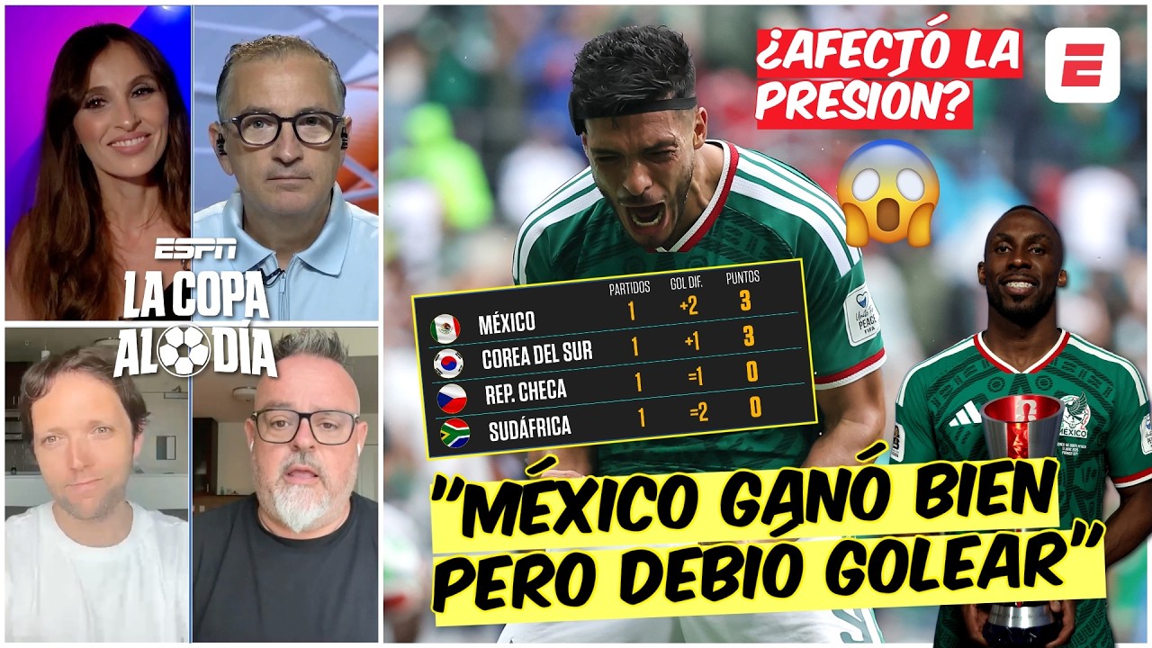 México NO TUVO RIVAL ante Sudáfrica. El RIVAL MÁS fuerte SON ELLOS MISMOS | La Copa al Día