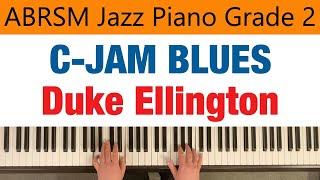 C JAM BLUES | ABRSM Jazz Piano Grade 2 | Duke Ellington | sheet music link below