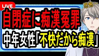 【冤罪】座っていた自閉症男性を犯罪者に仕立て上げる中年女性…超絶胸糞案件をかなえ先生が解説する【Vtuber解説】