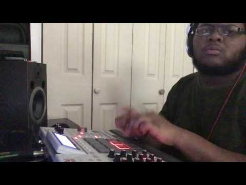 Citythebeatmaster - Heaven knows - making a beat live finger drumming performance MPC Renaissance