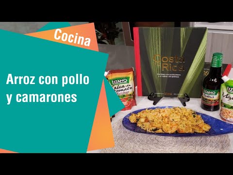 Libro "Costa muy rica": Receta de Arroz con pollo y camarones