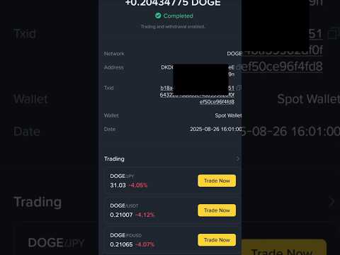 'Free Crypto Mining Platform Withdraw Proof | Live DOGE Payout 🪙'