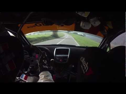 CameraCar Rally 2 Valli 2012 Cantamessa-Bollito Peugeot 207 Super 2000 P.S.4