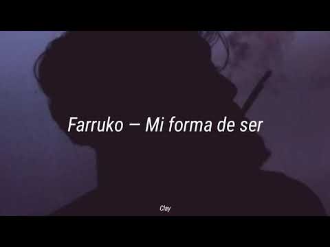 Farruko — mi forma de ser (letra)