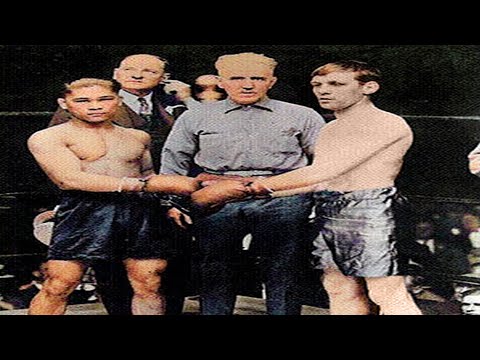 Jimmy Wilde vs Pancho Villa (18.6.1923) - Fight Highlights HD Colorized Reworked