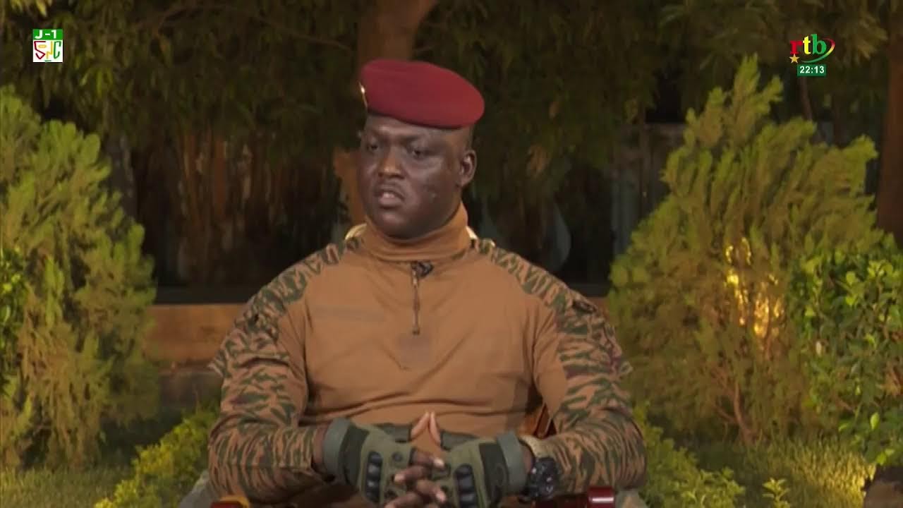 RTB - Entretien avec le chef de l'Etat, Ibrahim Traoré sur les grands chantiers du développement