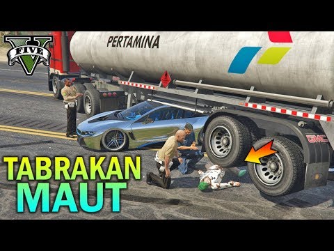 ATTA DITABRAK TRUK PERTAMINA - GTA 5 YOUTUBER PARODY