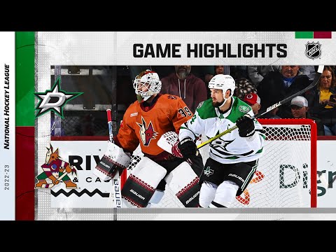 Stars @ Coyotes 11/3 | NHL Highlights 2022