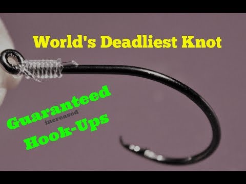 Snell Knot for Circle Hooks! Guaranteed to increase your hook-up ratio.