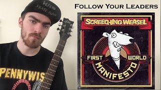 Screeching Weasel - Follow Your Leaders (Guitar Cover) | Jacob Reinhart