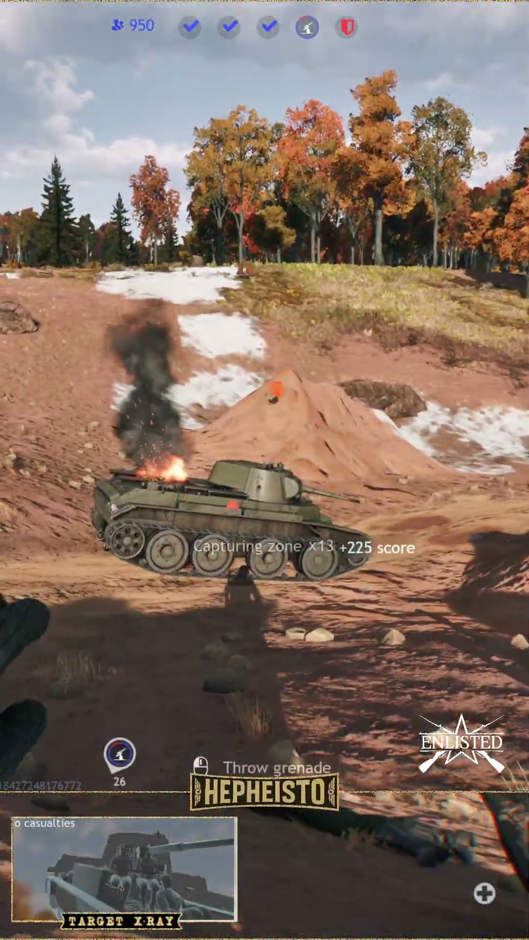 Assaulter eliminates Tank IL-2-37 with Explosion Pack