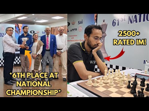 The IM rated 2500+ chasing the GM title | Himal Gusain | 6th at National Championship 2024