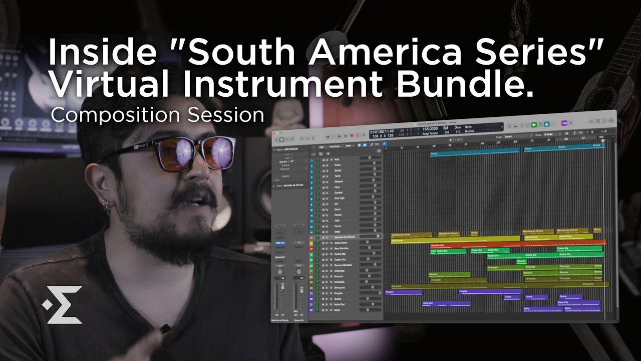 Inside "South America Series" Session - Composing a Song using ONLY VST from Tribe Instruments.