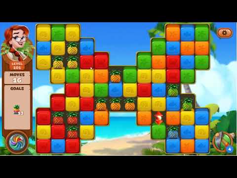 Lost Island Blast Adventure Level 101 - No Boosters