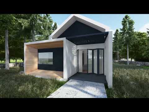 Projekt domu na zgłoszenie ZG227| Dom bez pozwolenia #domnazgloszenie #dombezpozwolenia