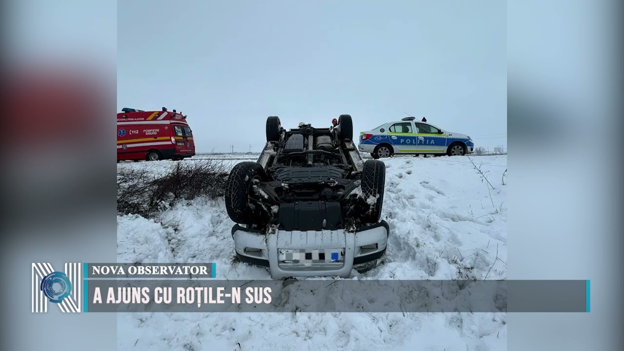 A AJUNS CU ROȚILE-N SUS
