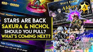 [FFBE] Sakura &amp; Nichol ALL STARS the Delta and Epsilon Star Banner Review Final Fantasy Brave Exvius