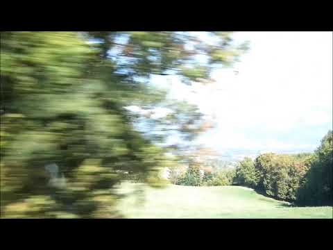 TER Auvergne Rhône-Alpes d'Annecy vers St-Gervais-Les-Bains-Le-Fayet, en septembre 2018.