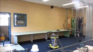 Construction Time lapse - partition wall