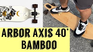 Arbor Axis 40” Longboard Review!