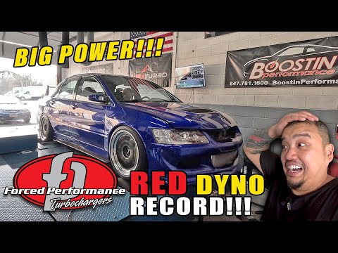 FULLY RESTORED EVOLUTION 8 - It's Back! Forced Performance Red Dyno Record | Boostin Performance