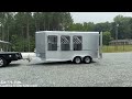 2022 Frontier 3 Horse Slant Load Bumper Pull Trailer Tour | All Aluminum