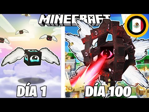 ¡SOBREVIVÍ 100 DÍAS como EL DIOS en Minecraft!