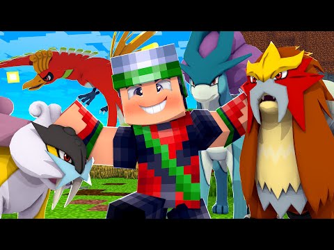 Catching Legendary ENTEI, RAIKOU & SUICUNE in Minecraft Pixelmon!