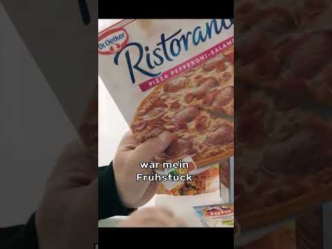 Markus hatte 2 PIZZAS als FRÜHSTÜCK