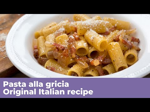 PASTA ALLA GRICIA - Original Italian recipe